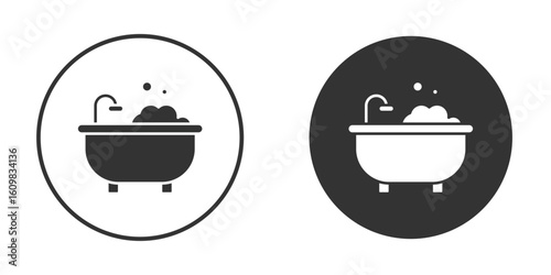 Bath icon Symbol, logo illustration. Vector graphics for web.