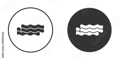 Bacon icon Symbol, logo illustration. Vector graphics for web.