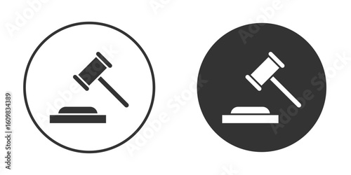 Auction icon Symbol, logo illustration. Vector graphics for web.