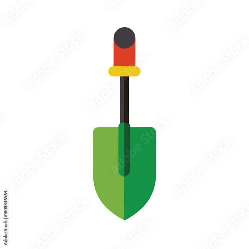 trowel for gardening cartoon vector