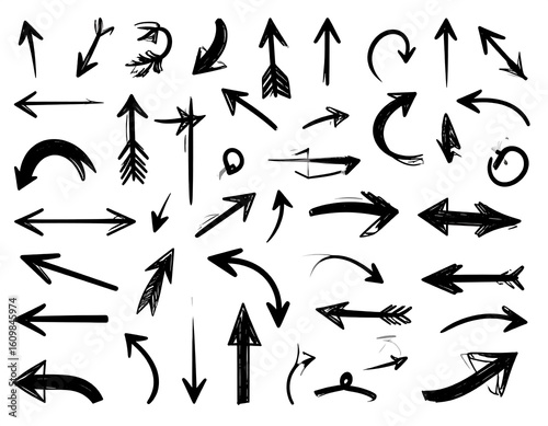 Collection of hand-drawn arrows (2)
