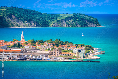 Wallpaper Mural Slovenia. Town of Izola on Adriatic coast panoramic view Torontodigital.ca