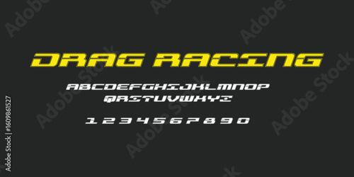 Racing Speed Alphabet Font Vector Bold Sport Typography Letters Download it in high resolution format and print in any size
