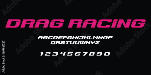 Racing Speed Alphabet Font Vector Bold Sport Typography Letters Download it in high resolution format and print in any size