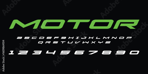 Racing Speed Alphabet Font Vector Bold Sport Typography Letters Download it in high resolution format and print in any size