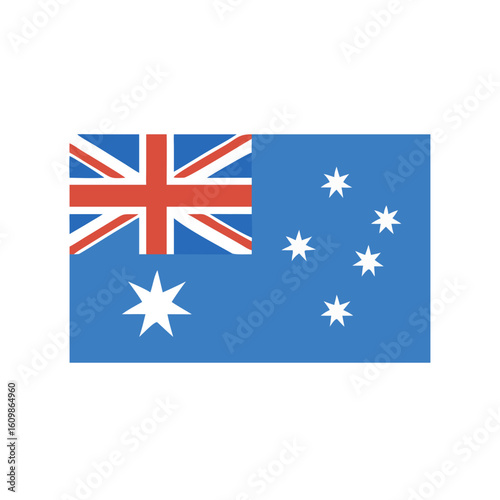 australia flag button