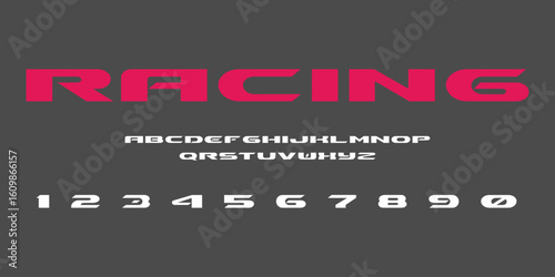 Racing Speed Alphabet Font Vector Bold Sport Typography Letters Download it in high resolution format and print in any size