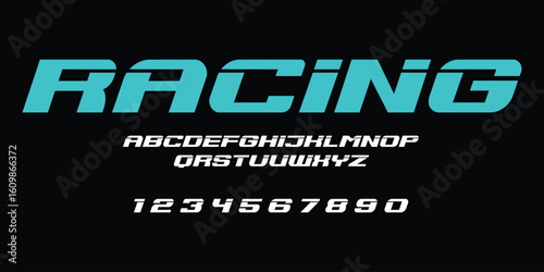 Racing Speed Alphabet Font Vector Bold Sport Typography Letters Download it in high resolution format and print in any size
