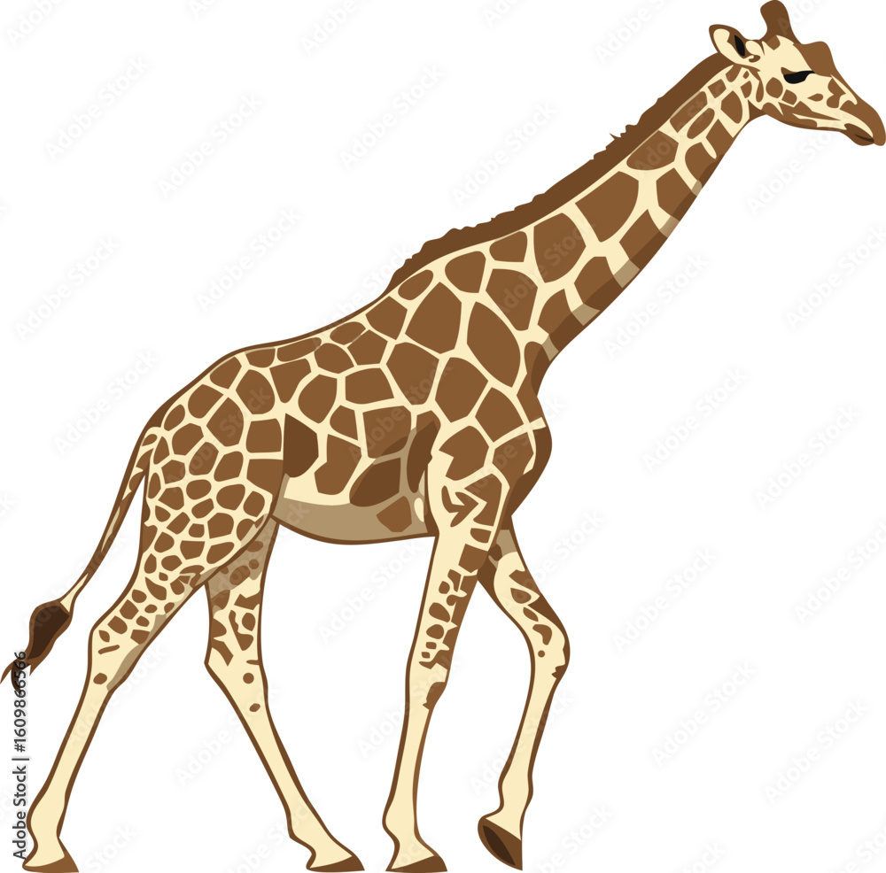 Naklejka premium giraffe vector illustration