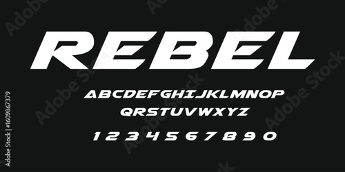 Racing Speed Alphabet Font Vector Bold Sport Typography Letters Download it in high resolution format and print in any size