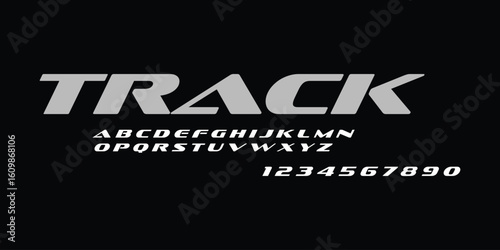Sport Racing Speed Alphabet Font Vector Bold Sport Typography Letters Download it in high resolution format and print in any size