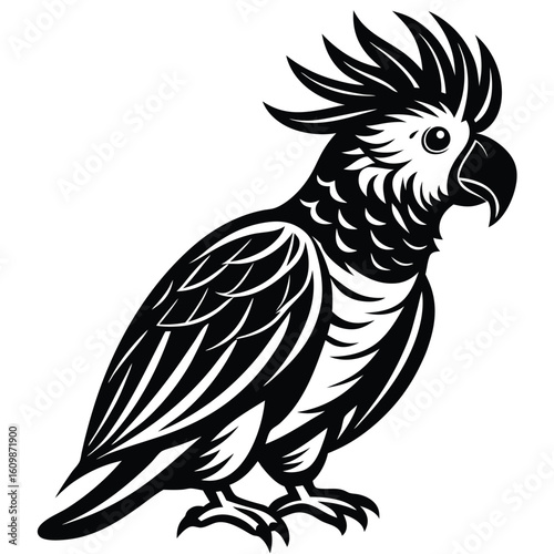 cockatoo vector icon