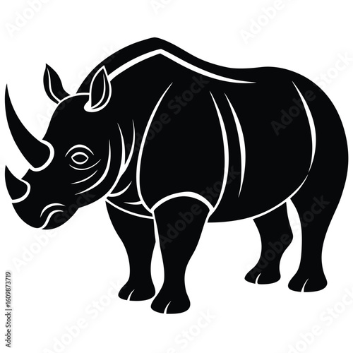 rhino vector art