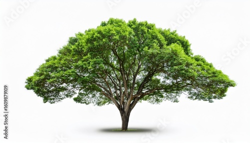 grande albero verde cut out su sfondo trasparente