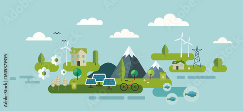 Clean electric energy concept