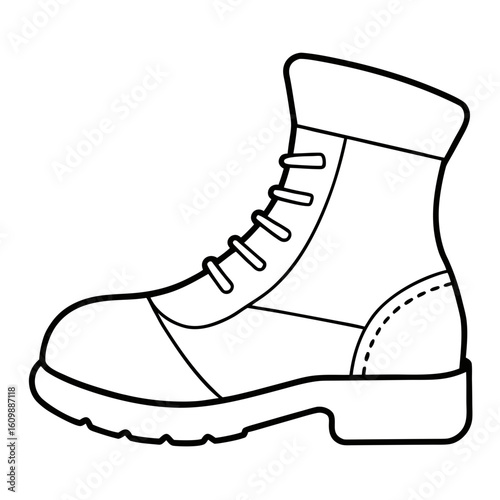 Boots Coloring Pages – Fashion, Footwear, Style, Outdoor, Winter, Trendy, Printable Coloring Pages


