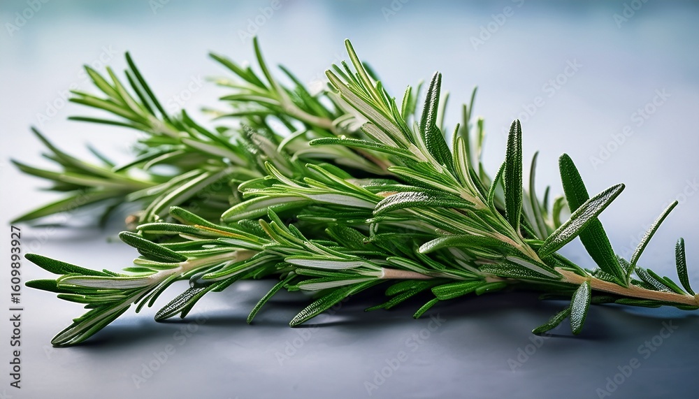 Fototapeta premium a bunch of fragrant rosemary leaves