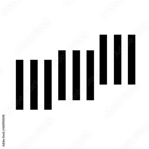 Crosswalk vector icon 