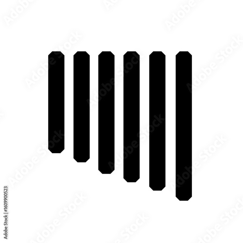 Crosswalk vector icon
