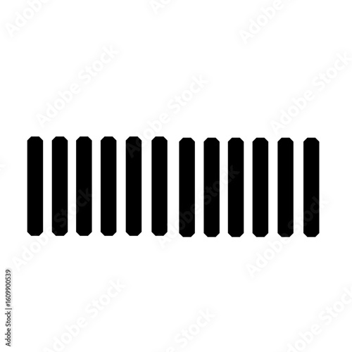 Crosswalk vector icon