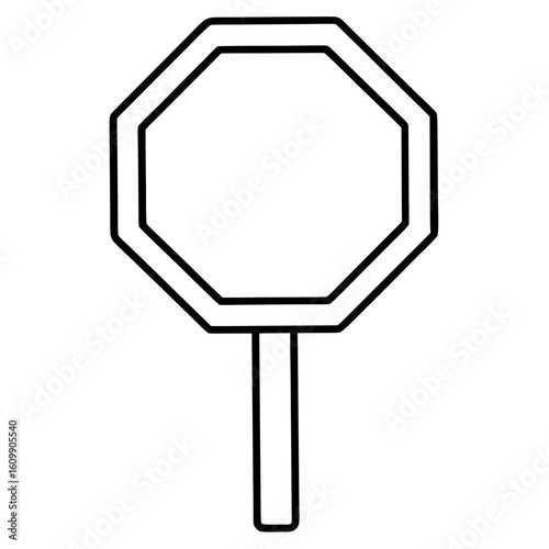 Stop Sign Traffic Safety Coloring Pages – Printable, Outline, Road, Kids, Easy, Fun

