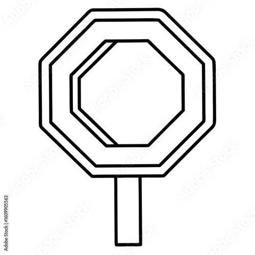 Stop Sign Traffic Safety Coloring Pages – Printable, Outline, Road, Kids, Easy, Fun

