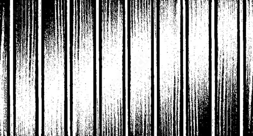 Wooden texture with scratches and cracks, Abstract monochrome background pattern of noise and grunge.