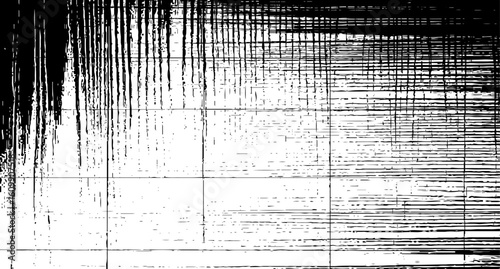 Wooden texture with scratches and cracks, Abstract monochrome background pattern of noise and grunge.