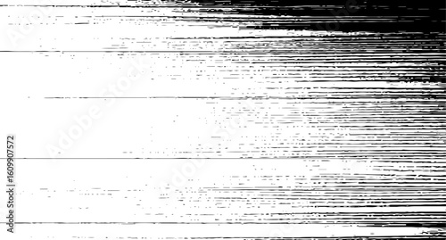 Wooden texture with scratches and cracks, Abstract monochrome background pattern of noise and grunge.