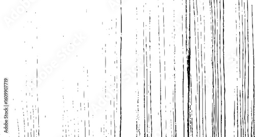 Wooden texture with scratches and cracks, Abstract monochrome background pattern of noise and grunge.