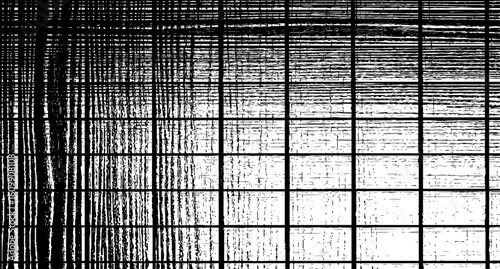 Wooden texture with scratches and cracks, Abstract monochrome background pattern of noise and grunge.