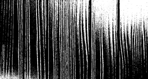Wooden texture with scratches and cracks, Abstract monochrome background pattern of noise and grunge.