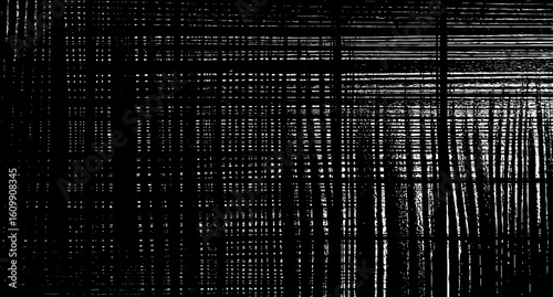 Wooden texture with scratches and cracks, Abstract monochrome background pattern of noise and grunge.