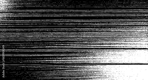Wooden texture with scratches and cracks, Abstract monochrome background pattern of noise and grunge.