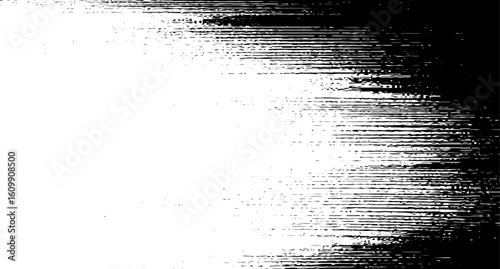 Wooden texture with scratches and cracks, Abstract monochrome background pattern of noise and grunge.