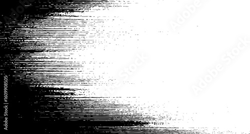 Wooden texture with scratches and cracks, Abstract monochrome background pattern of noise and grunge.