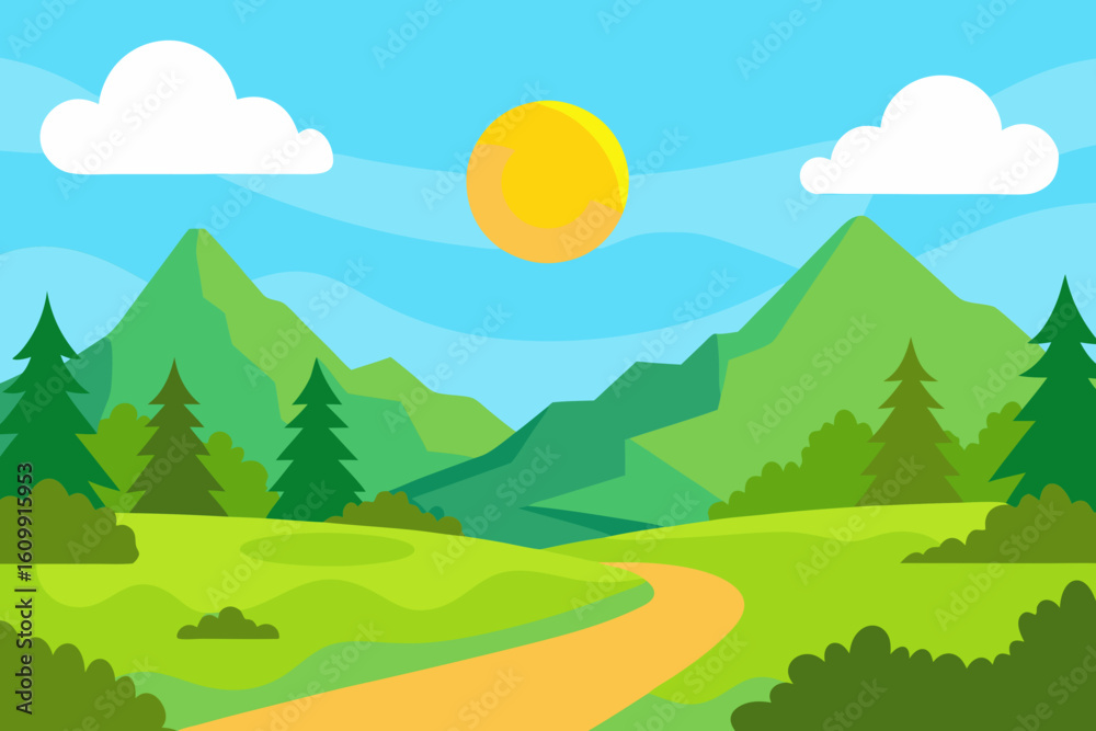 Obraz premium Inviting Beautifully Rendered Illustration Captivating Artistic Visual