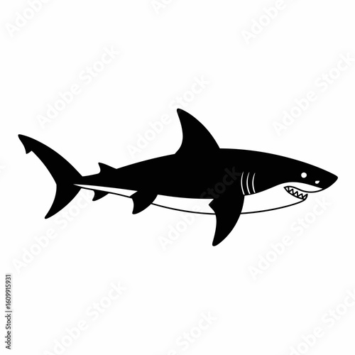 Black Shark Illustration