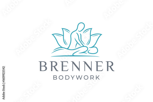 Meditation in a Lotus Position Logo for Bodywork