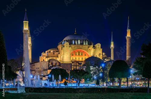 Photography Hagia Sophia Grand Mosque, former Byzantine church, major cultural and historic