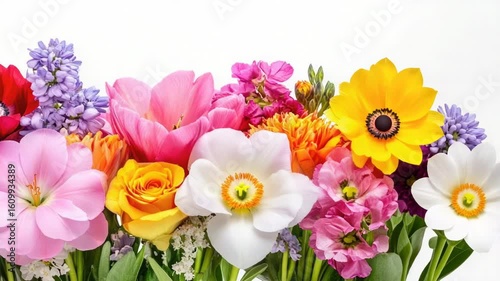 Wallpaper Mural A collection of vibrant flowers arranged in a decorative vase Torontodigital.ca