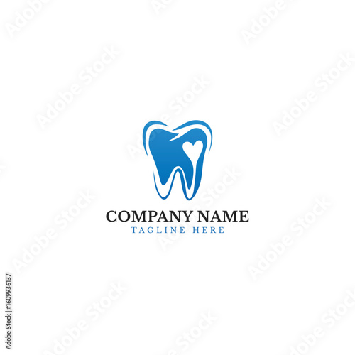 Modern Dental Care Logo Template