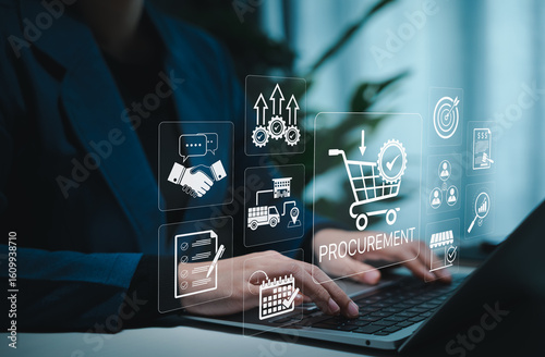 Foto Procurement management concept