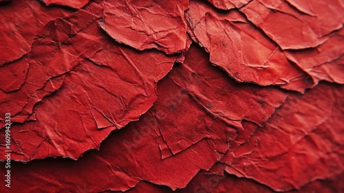 Wallpaper Mural A close-up shot of a red wall with flaking paint Torontodigital.ca