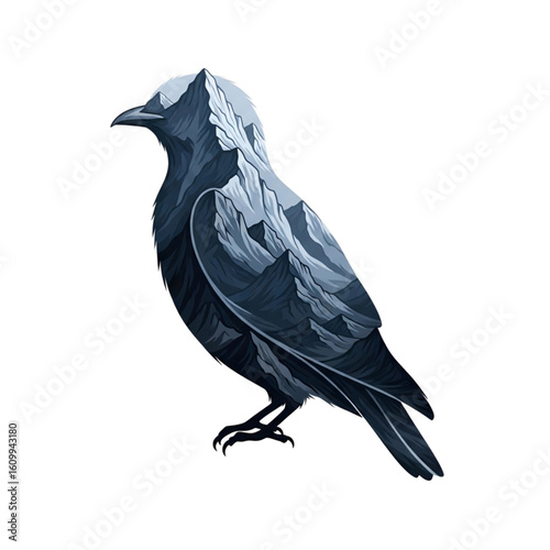 Avian Peaks An Ambiguous Mountain Illusion