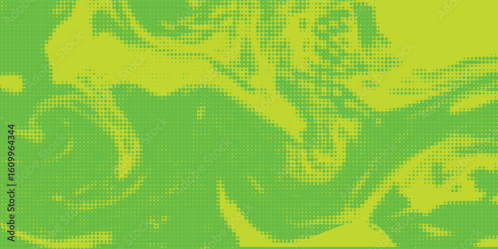 Dots halftone green color pattern gradient texture with technology digital background. Dots pop art comics with nature graphic design. Dots halftone green color pattern gradient texture with technology digital background. Dots pop art comics with nature graphic design.