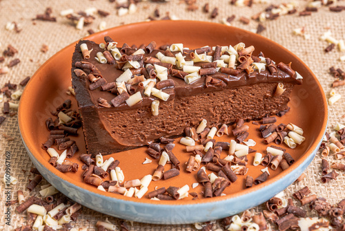 Torta chocolate vanilla mousse