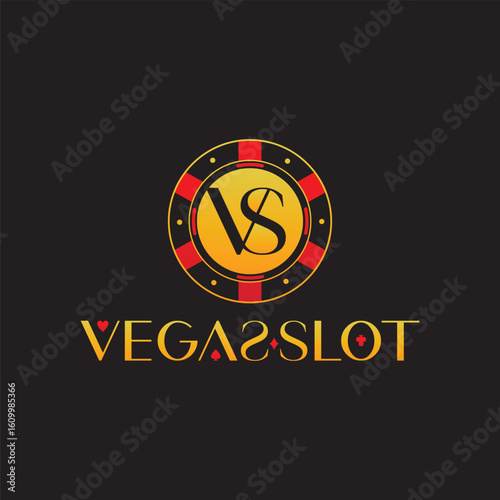 Premium casino chip logo design Earth Shohag