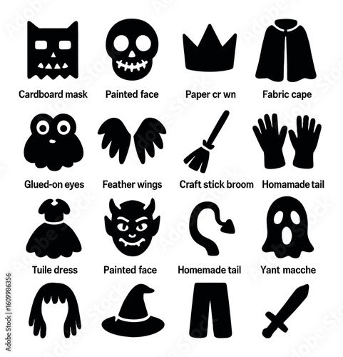Diy halloween costume ideas with masks, wings, and capes for creative fun