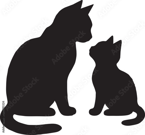 親子の猫
